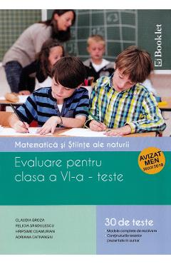 Teste Evaluare Nationala Clasa 6 Matematica Si Stiinte