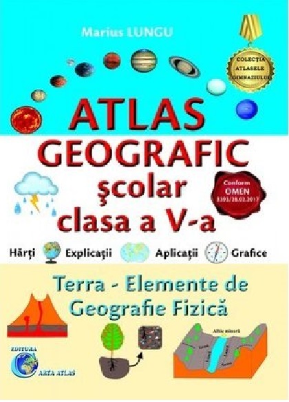 Atlas Geografic Scolar Clasa 4