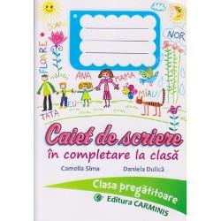 Caiet De Scriere Clasa 1 Editura Carminis